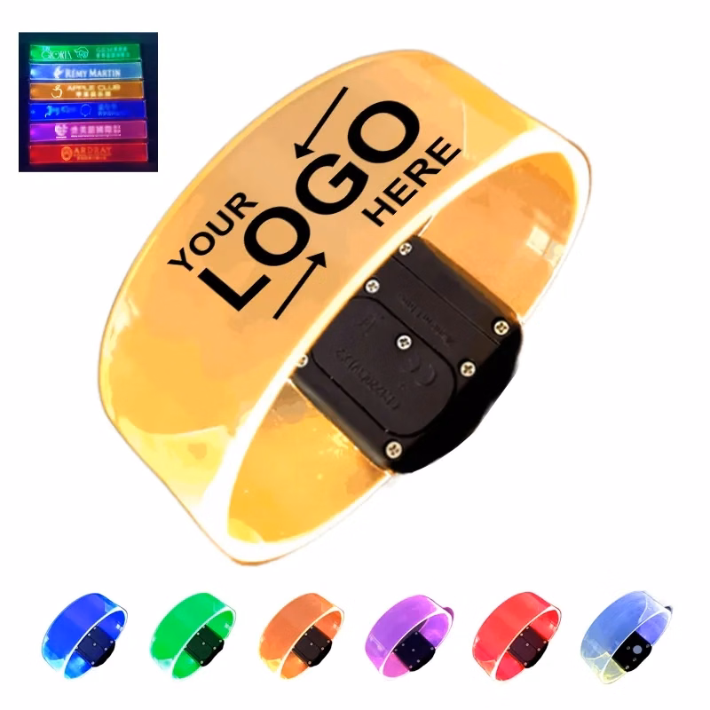 Led Bracelets Magnetic Flashing Sports Wristband