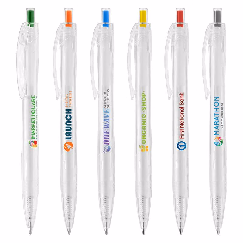 Aqua Clear - Eco Recycled PET Plastic Pen