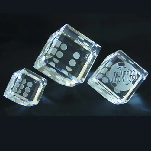 5 Sided engraved dice number and 1 side blank for imprint, medium size 1