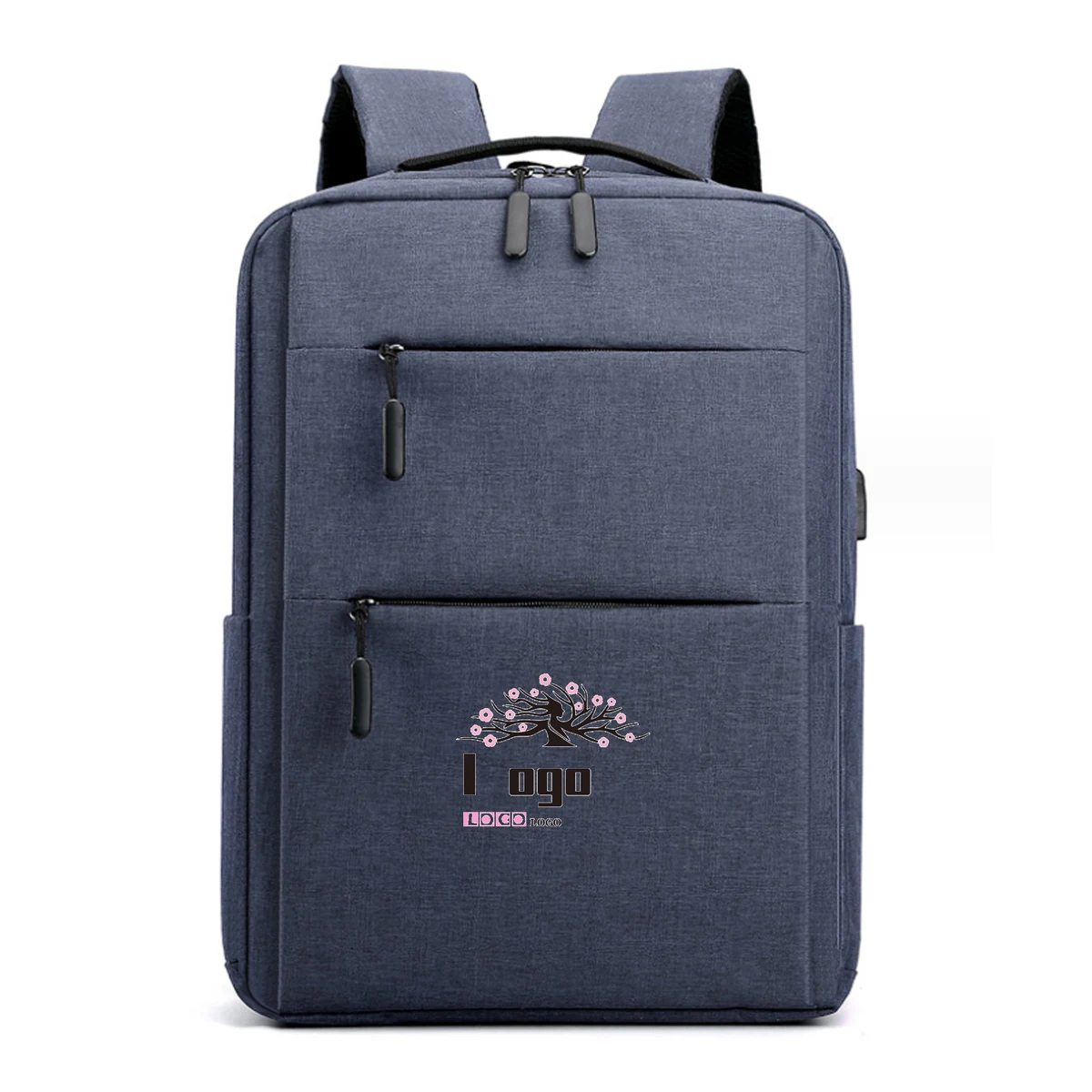Oxford Cloth Double Zip Computer Bag 25 MOQ 1
