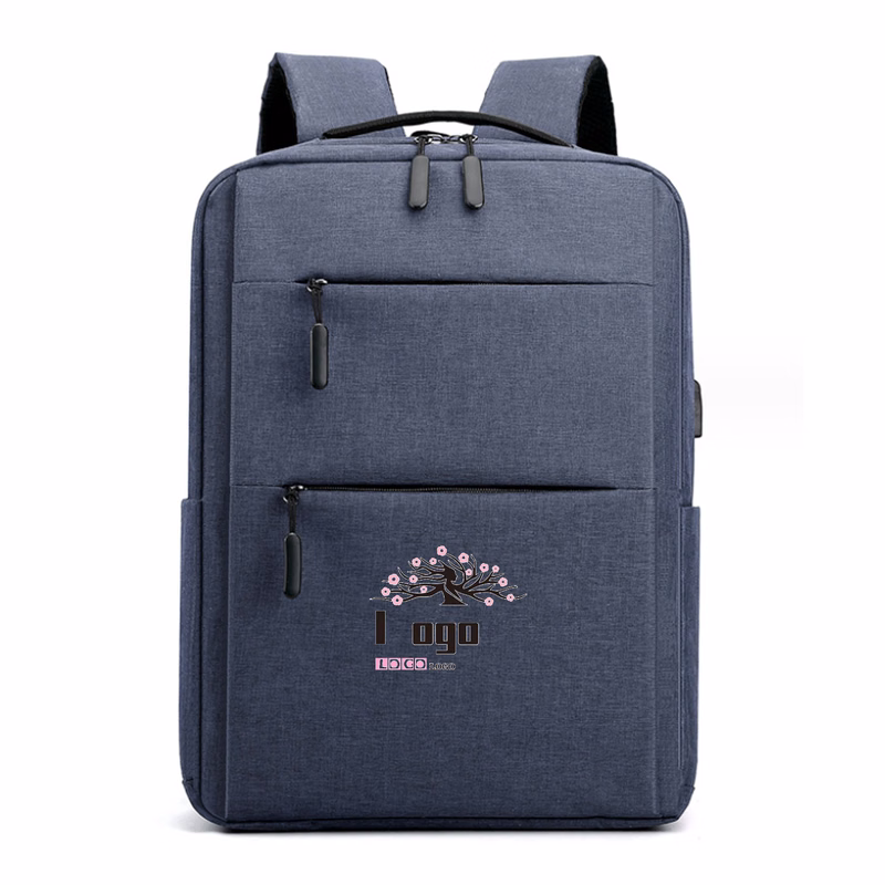 Oxford Cloth Double Zip Computer Bag 25 MOQ