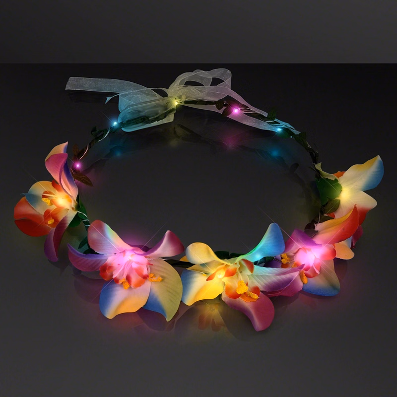 LED Orchid Flower Crown