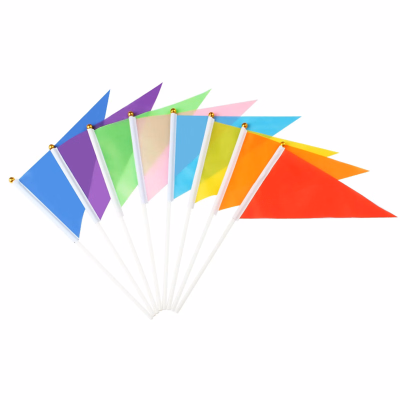 Solid Color Triangle Flag