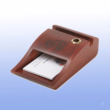ROSEWOOD MEMO PAD HOLDER
