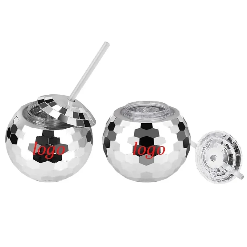 Disco Ball Tumbler wIth Straw 1