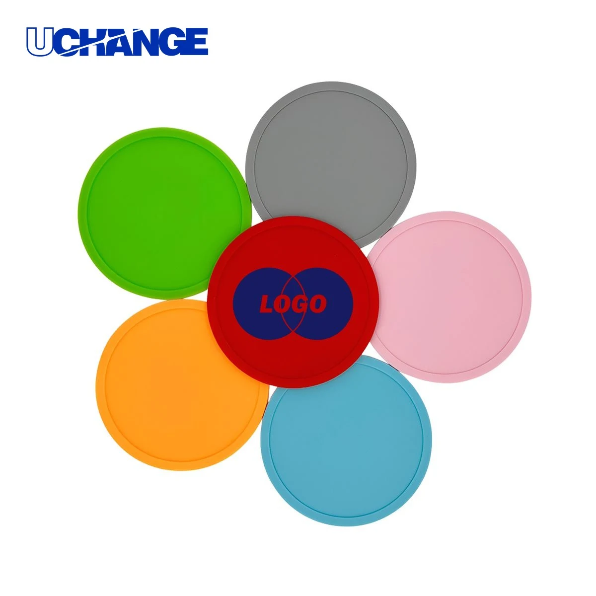 Custom Silicone Waterproof Drink Coaster Mat 1