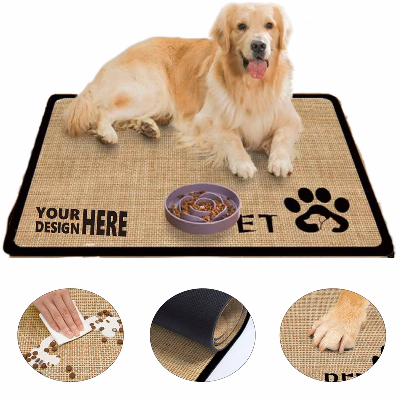 No-Wash Fast-Dry Pet Feeding Mat