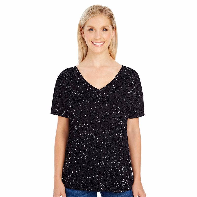 Women's Tri-Blend Fleck V-Neck T-Shirt - 203FV