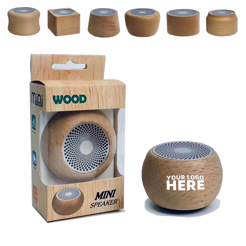 Portable Wooden Bluetooth Speaker