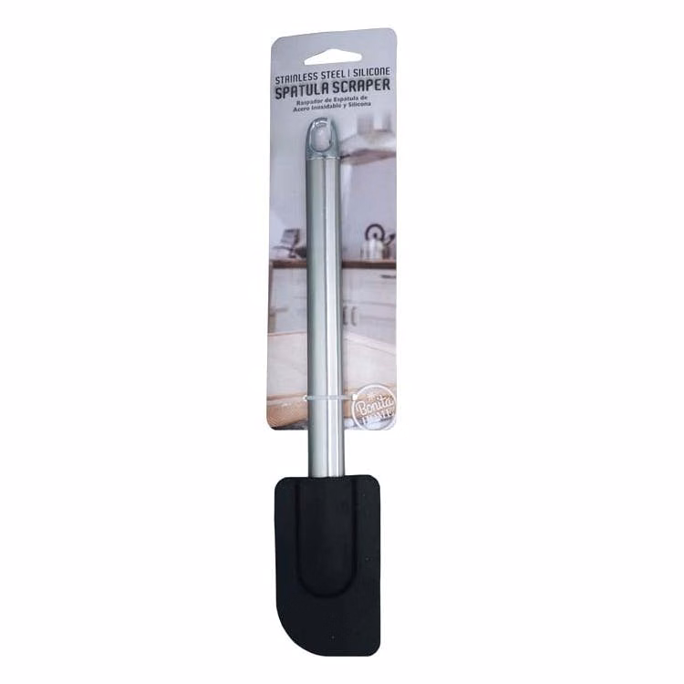 Silicone Spatula Scrapers - Black 10.5"