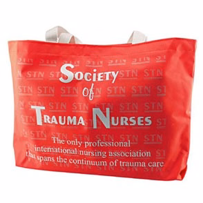 Nylon Tote Bag w/Gusset (14"x11"x3")