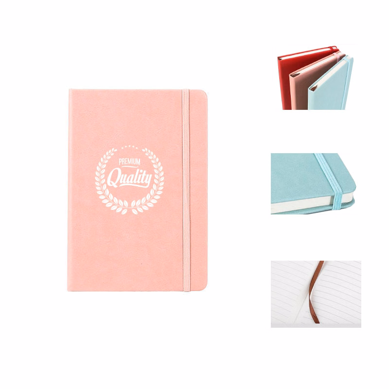 PU A5 Notebook With Elastic Closing