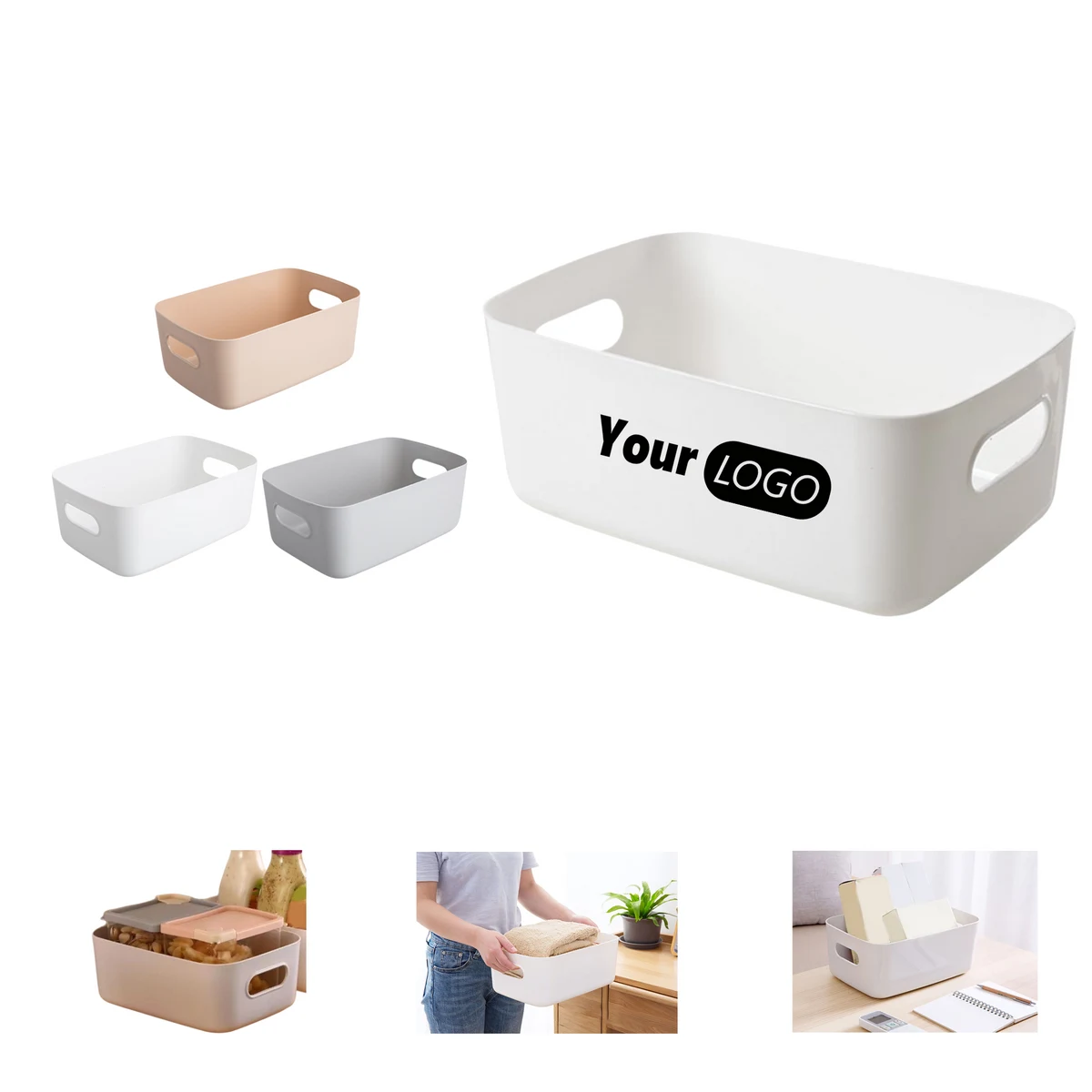 8.1 x 5.5 Inch PP Desktop Organizer Tray 1