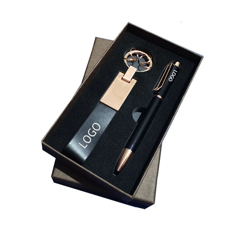 2-Piece Office Gift Set Signature Pen and Key Chain 1