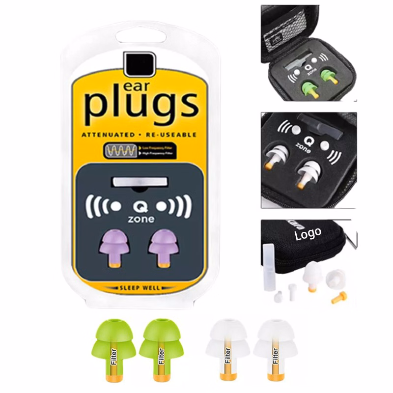 Portable Two-Layer Noise Cancelling Earplugs