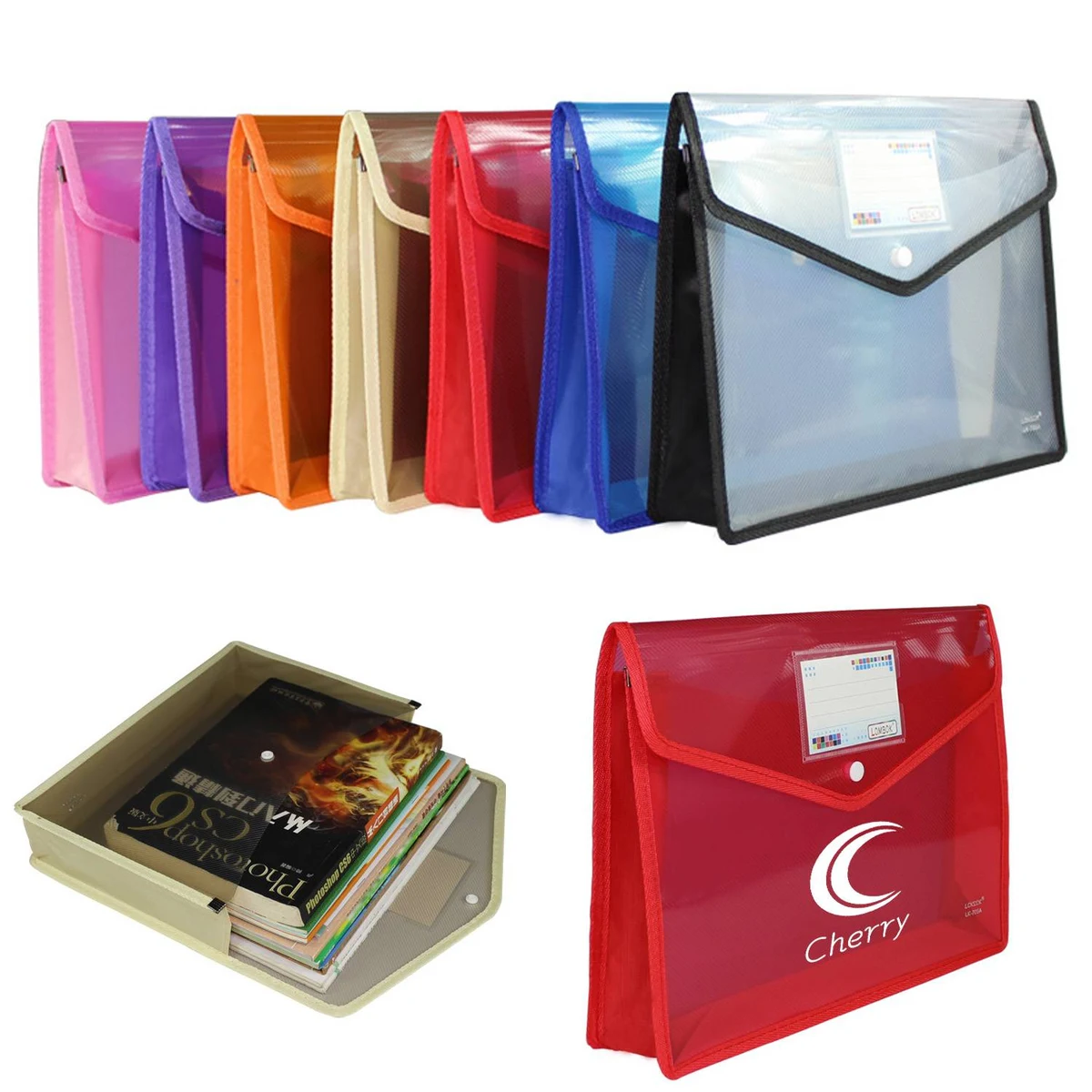 A4 Plastic File Storage Bag 1