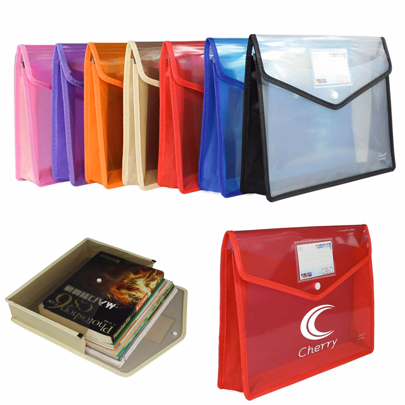 A4 Plastic File Storage Bag