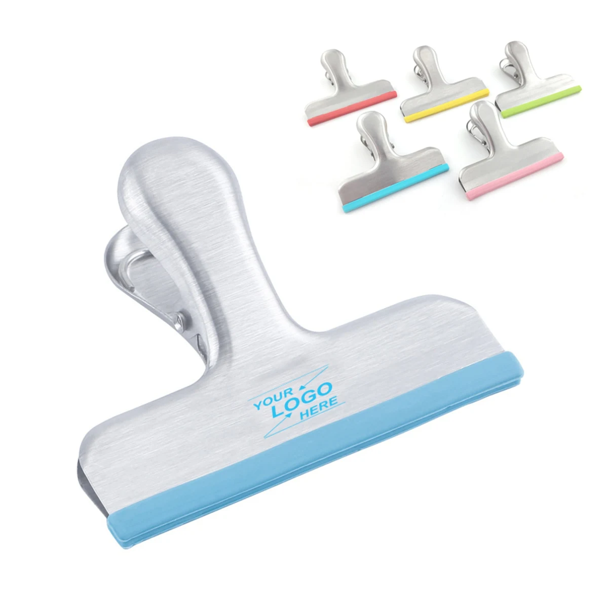 Silicone Tipped Stainless Steel Clip 1