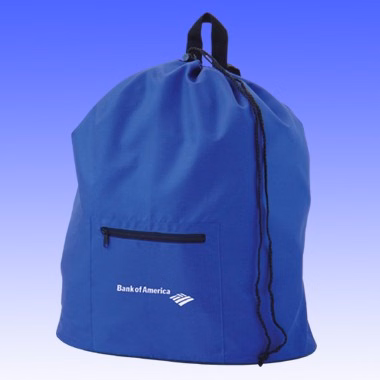 DRAWSTRING OVAL SHAPED BOTTOM BACKPACK