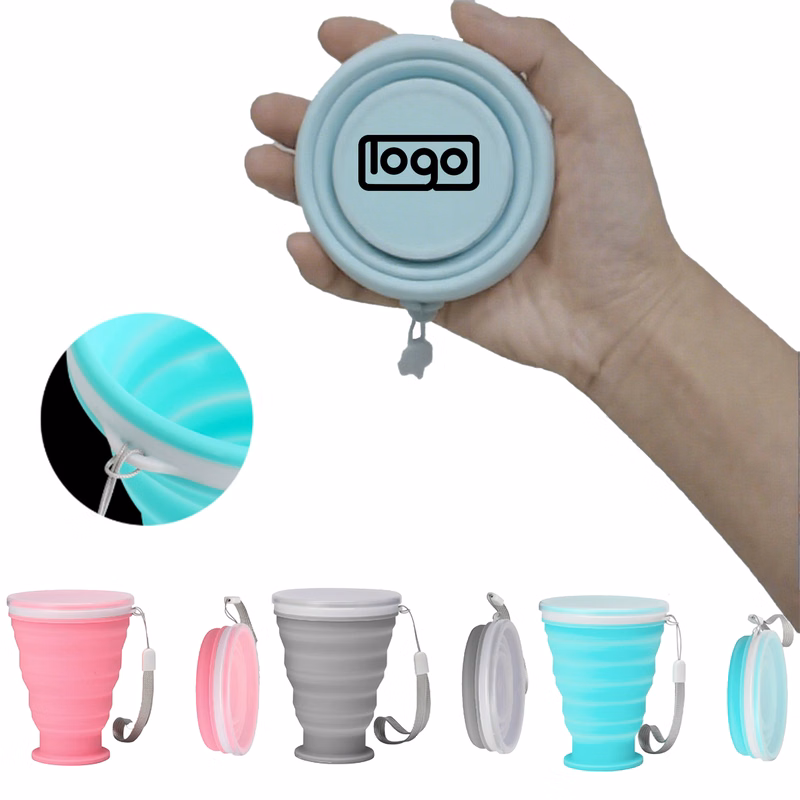 10oz Silicone Collapsible Travel Cup