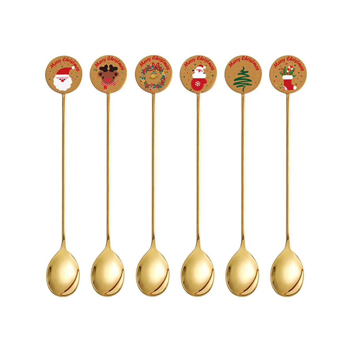 Stainless Steel Dessert Spoon Coffee Stirring 1