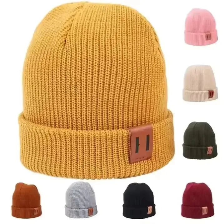 Autumn And Winter Warm Knitted All Match Beanie Cap 1