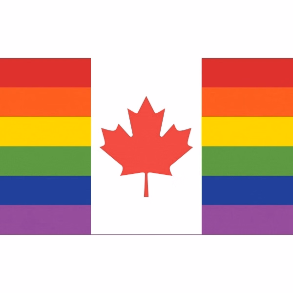Canada Pride Antenna Flag