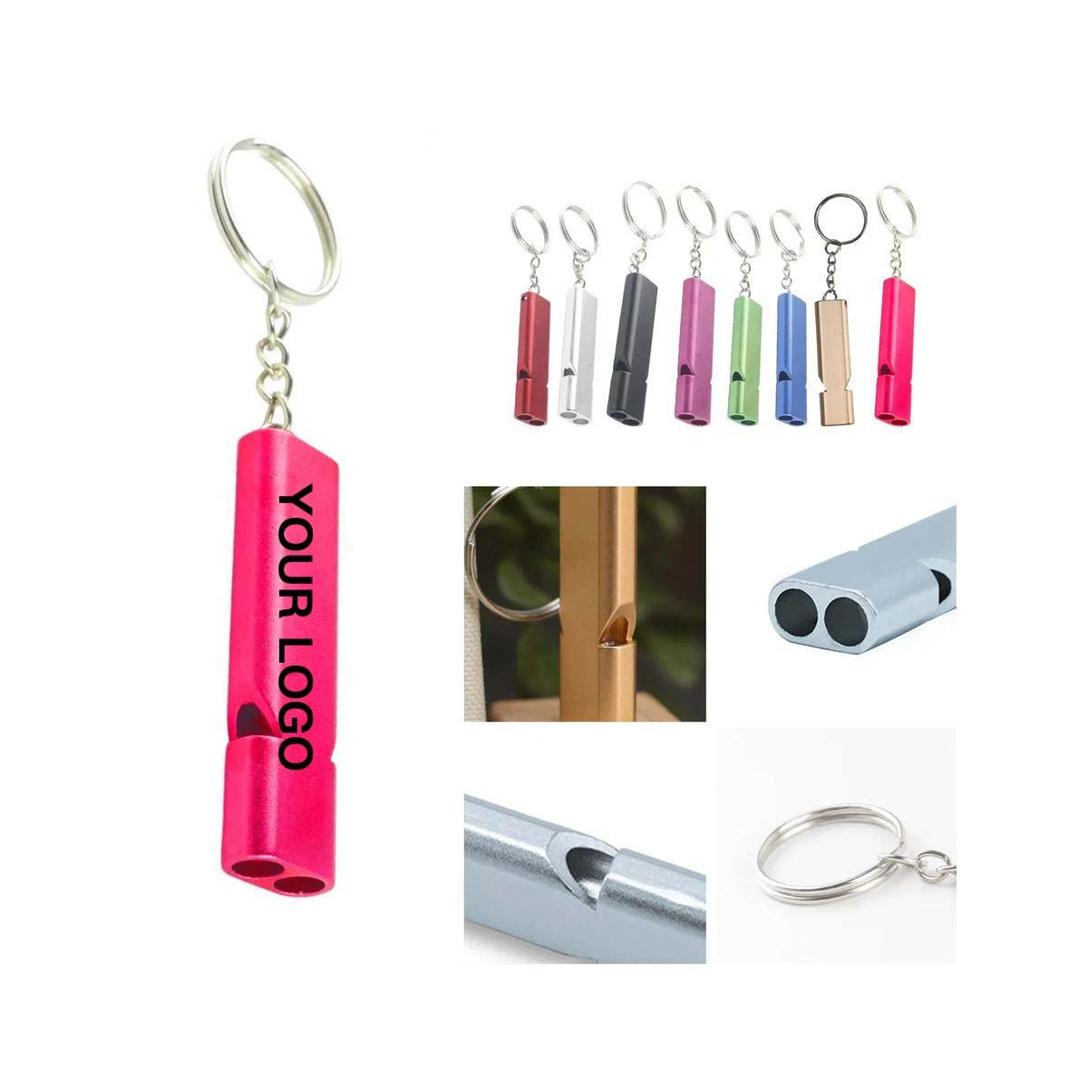 Durable Aluminum Safety Whistle with Loud Sound 1