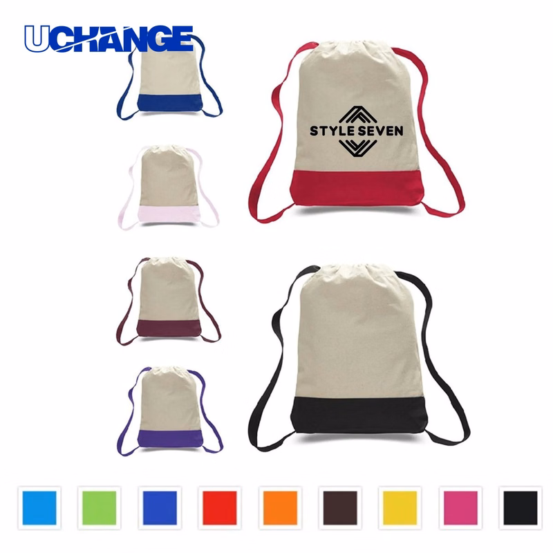 Waterproof Canvas Drawstring Sports Backpack