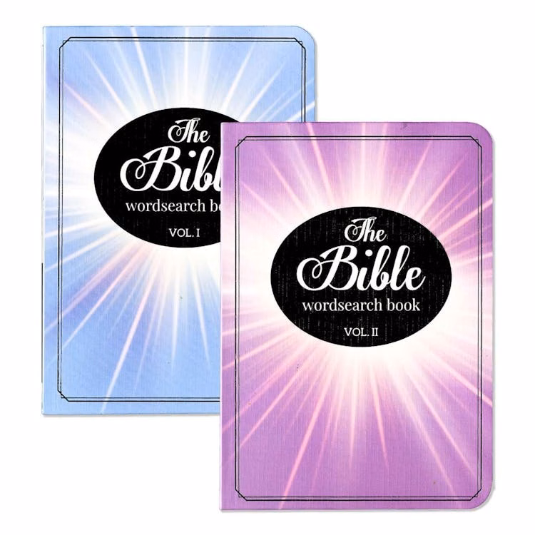 Bible Word Search Books -Two Titles