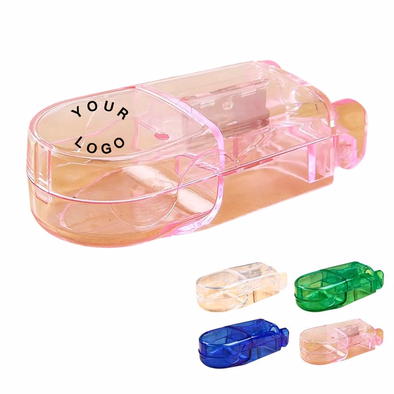 Safe Pill Splitter Portable Plastic Tool