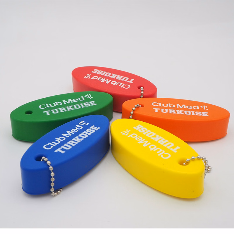Oval Soft Floater Keychain