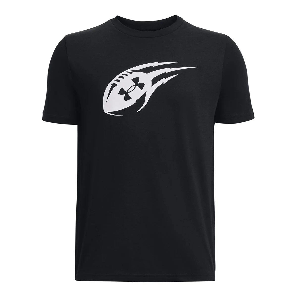 Boys' UA Football Icon Short Sleeve, custom youth shirt with logo imprint 1