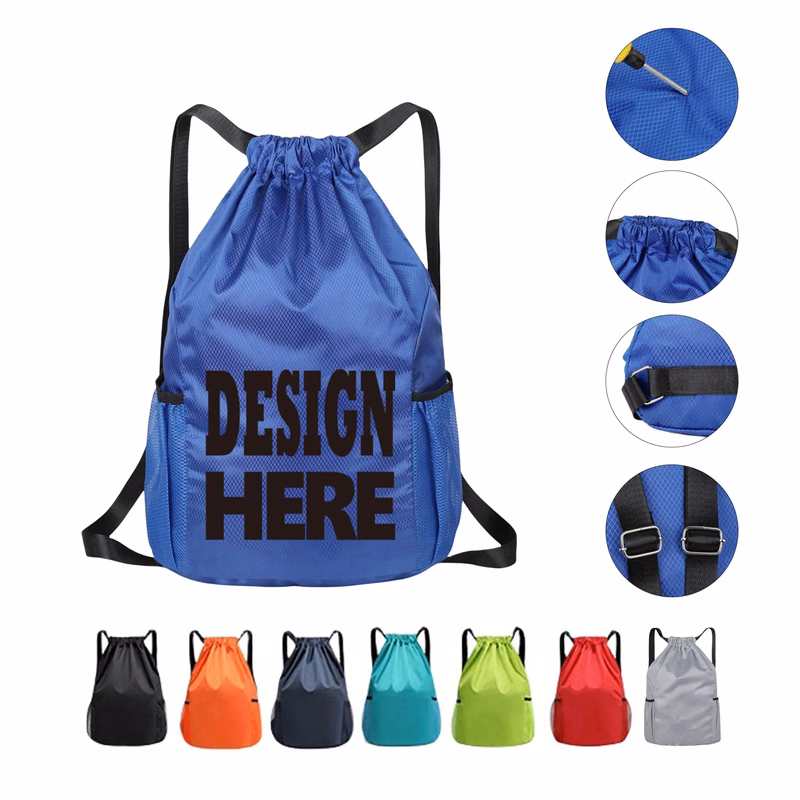 Football Basketball Training Drawstring Backpack