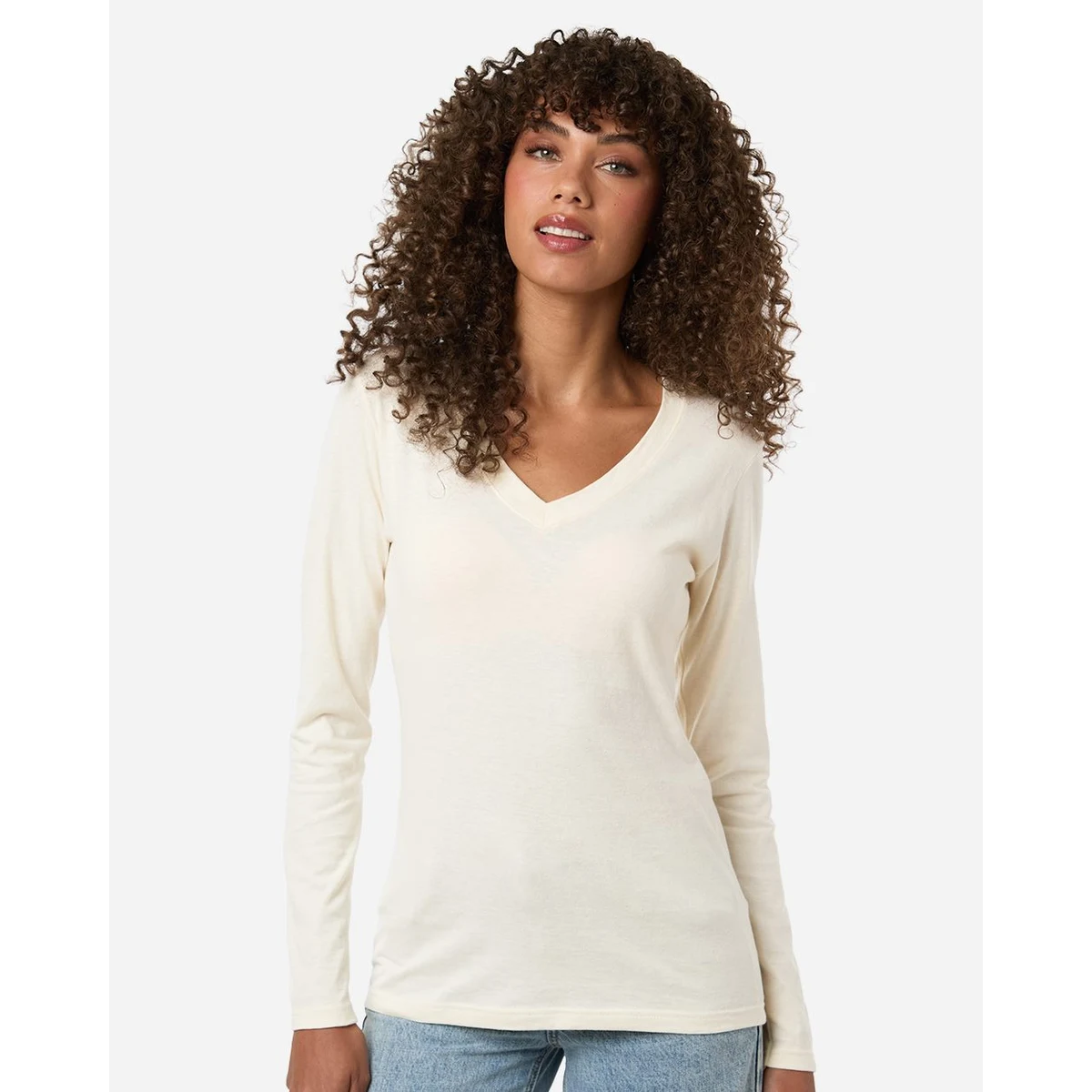 Women's Fine Jersey Long Sleeve T-Shirt - 214LS 1