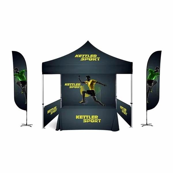 Deluxe 10' Tent Package with Custom Graphics
