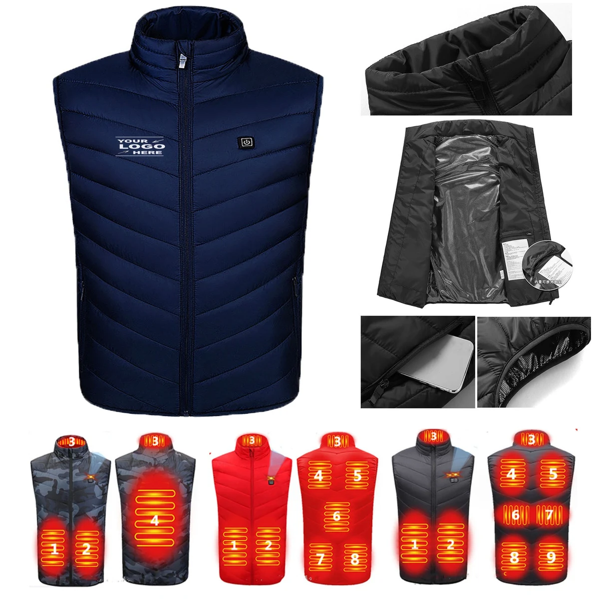 Unisex Warming Heated Vest 1