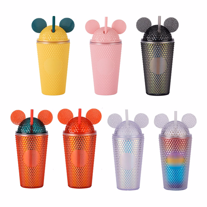 Tumbler with Ears Lid