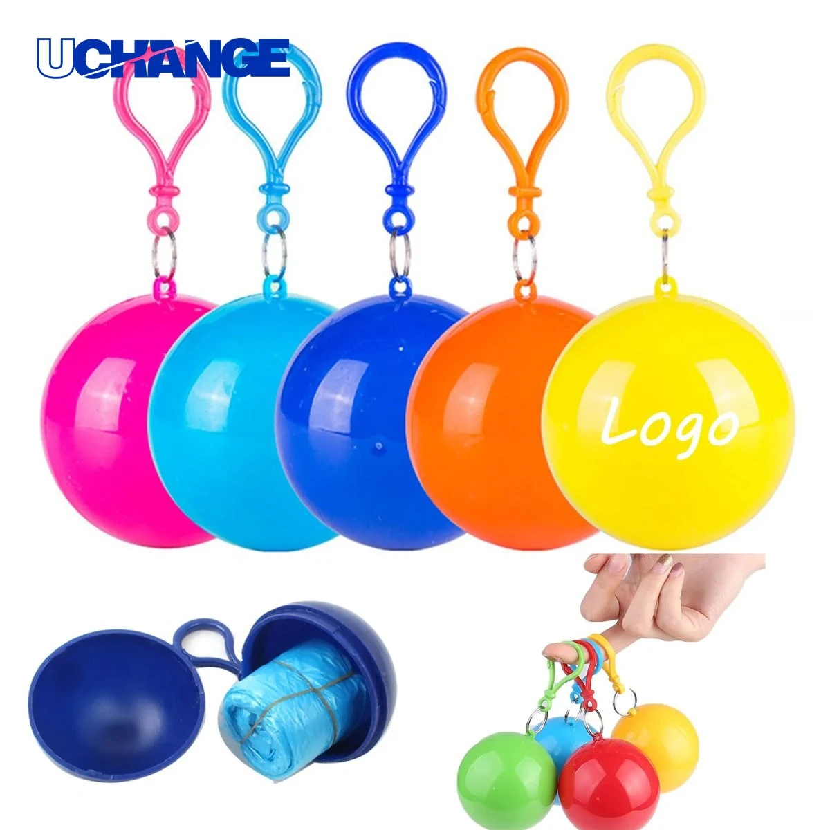 Raincoat Keychain Ball 1