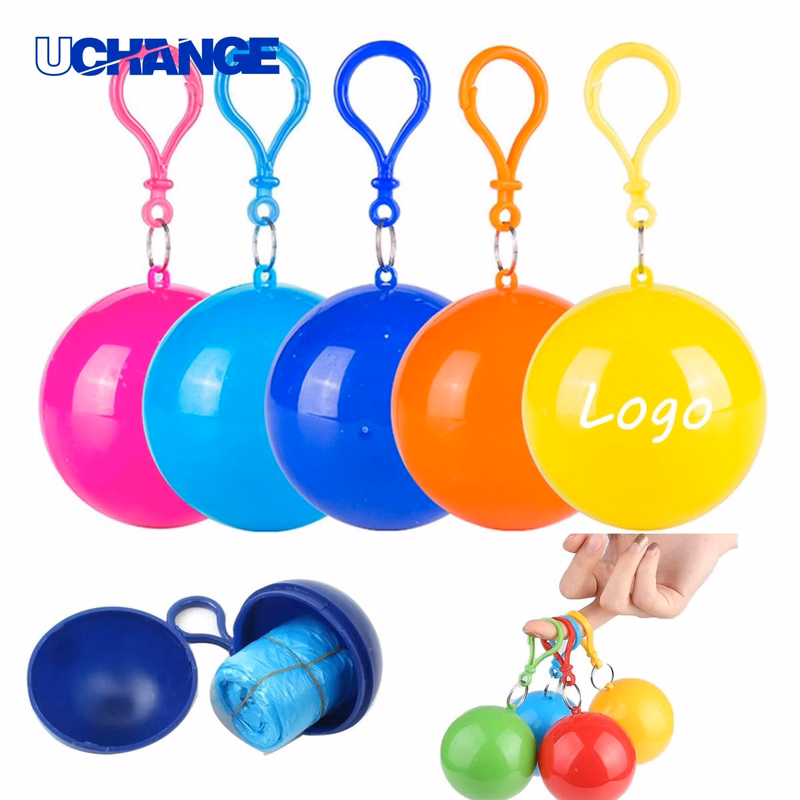 Raincoat Keychain Ball
