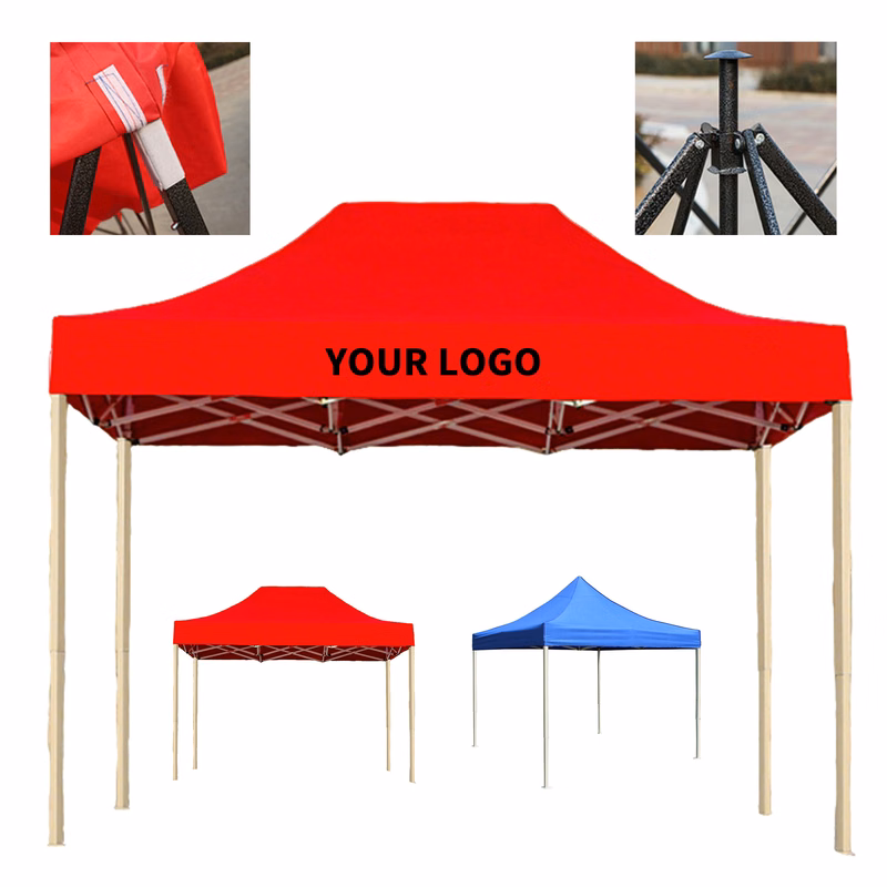 10' Custom Printed Pop Up Tent With Aluminum Frame 10" x 10"