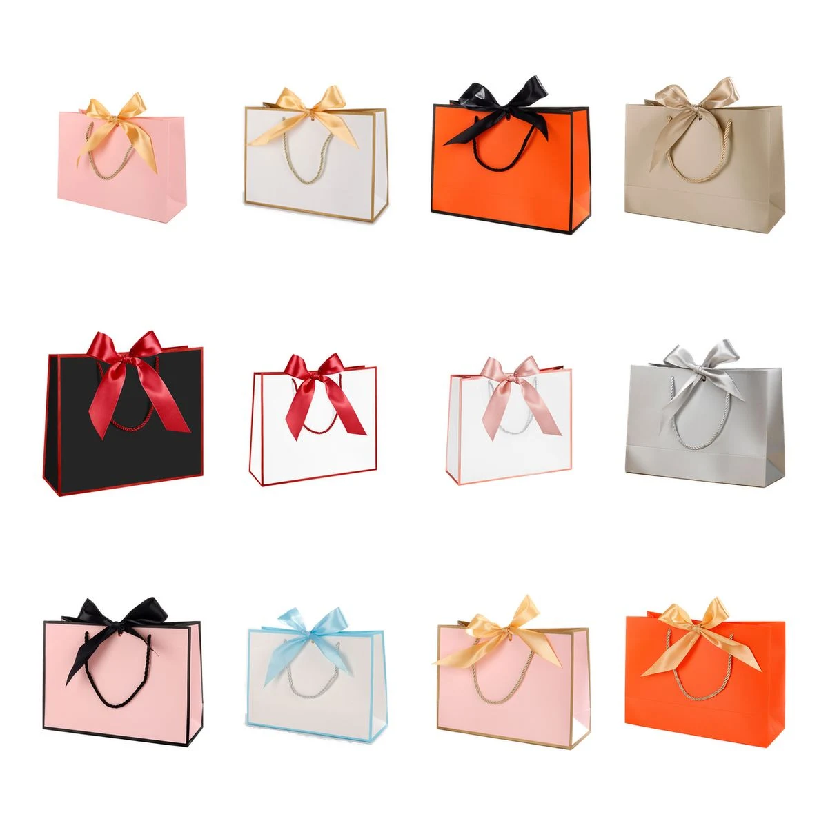 Gusseted Gift Bag with Bow 1