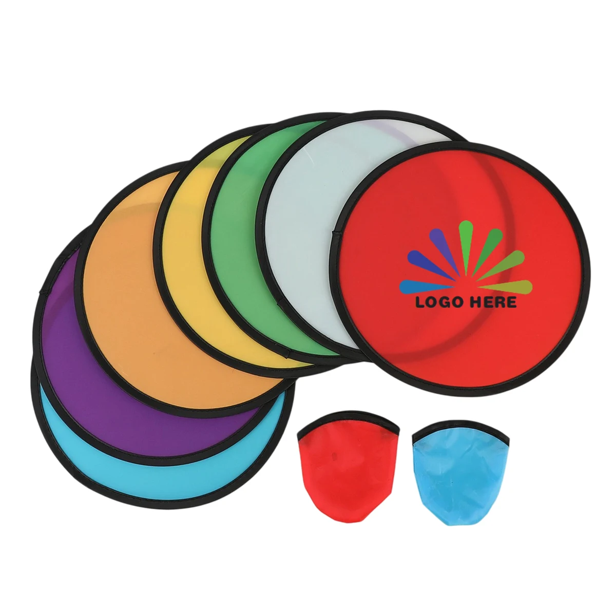 Foldable Portable Handheld Cooling Disc Fan 1