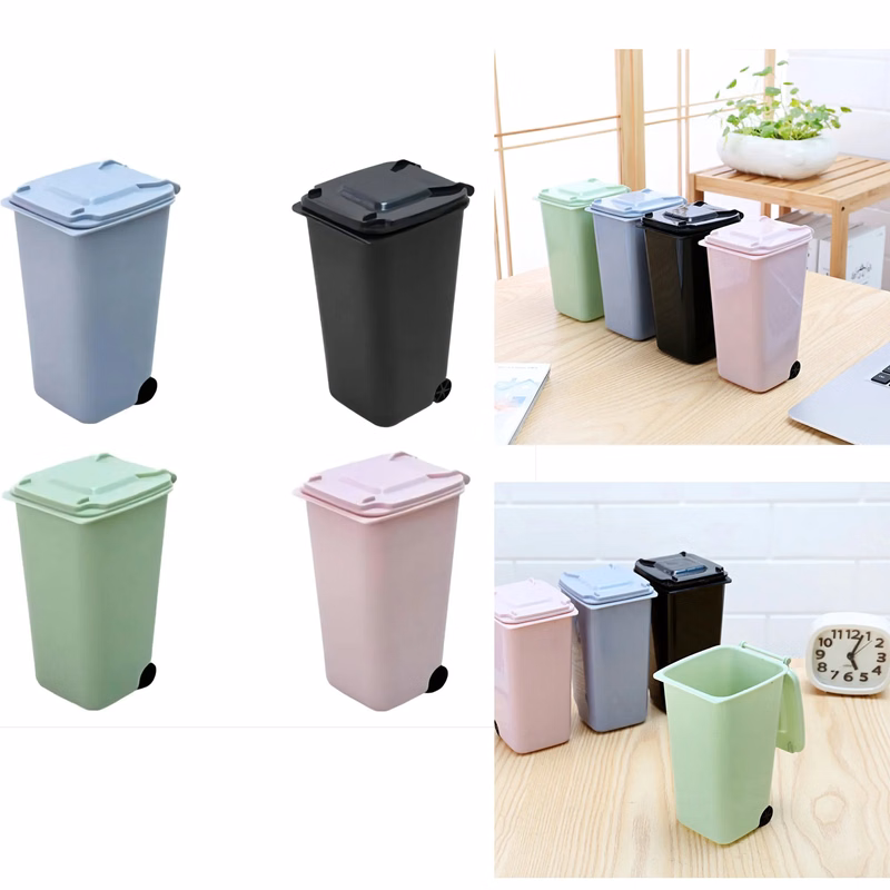 Office Mini Desktop Garbage Bin MOQ 100 PCS