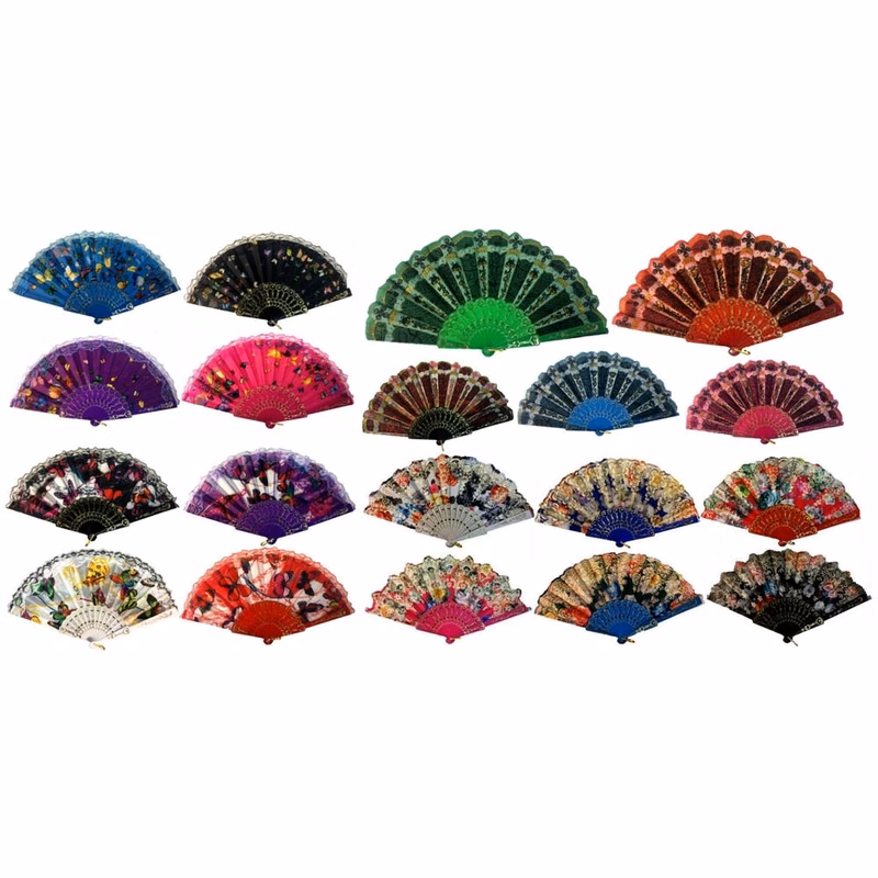 Floral Hand Fans - Assorted