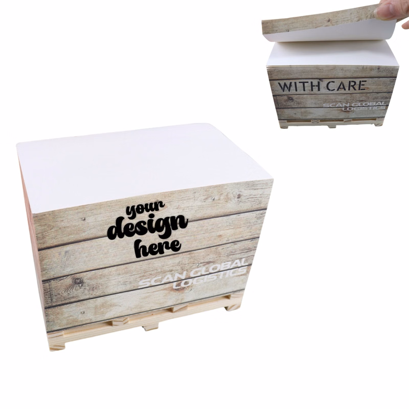 Sticky Notes w/Wooden Brackets