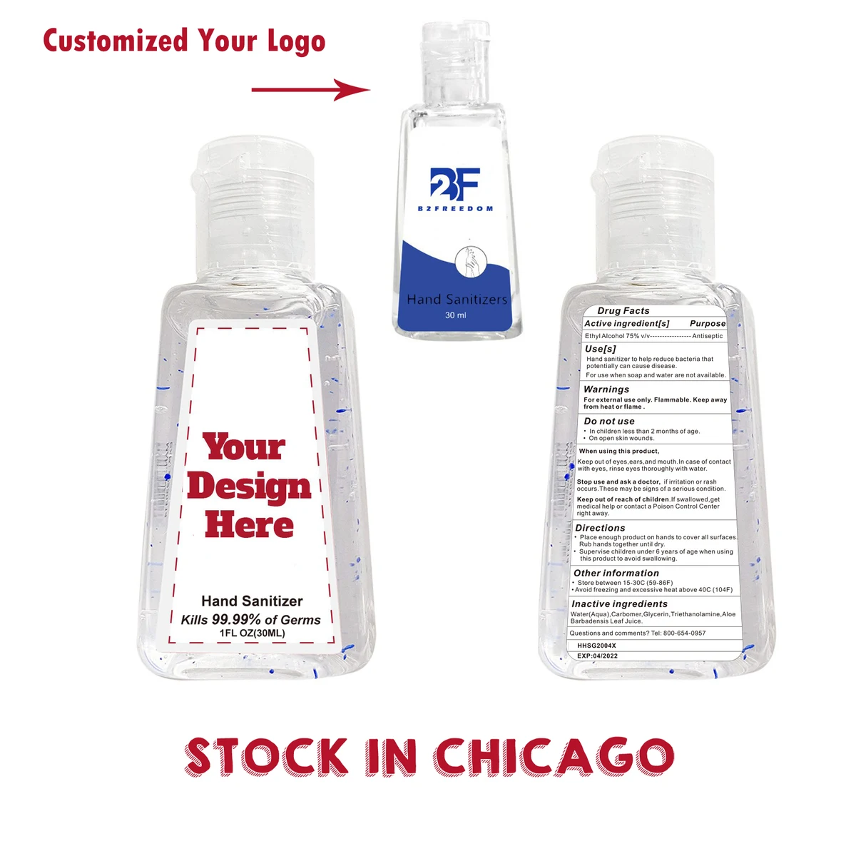 Hand Sanitizer Gel 1 oz (30ml) 1