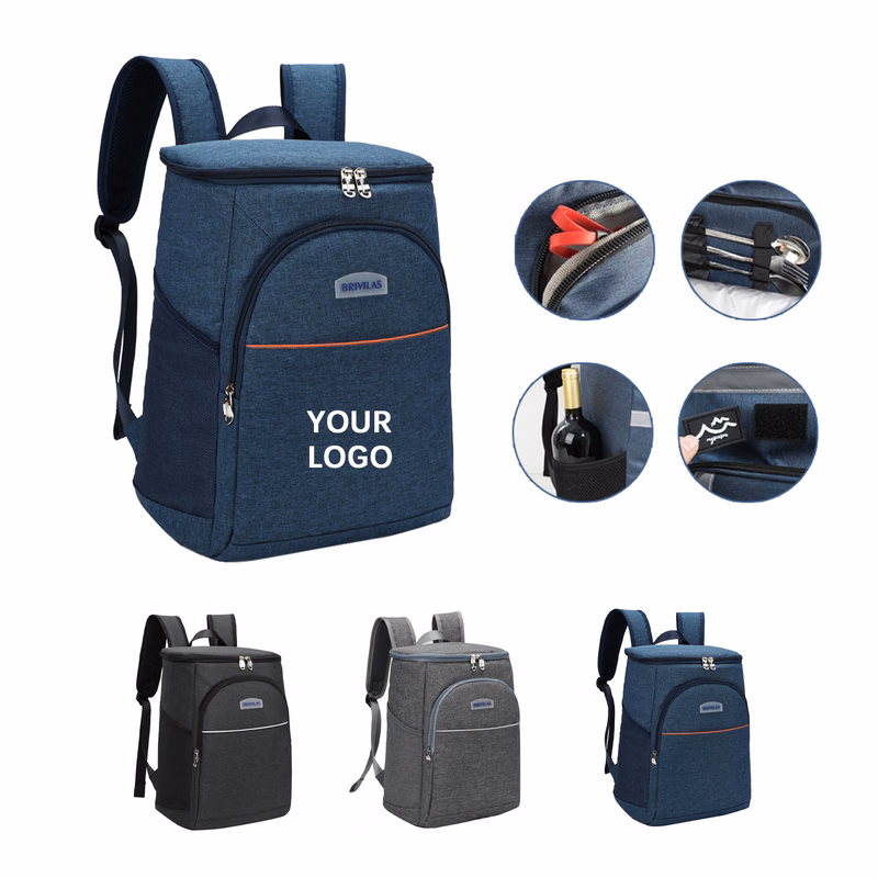 Large Capacity Insulated Cooler Backpack 10.23" x 7.87" x 14.17"