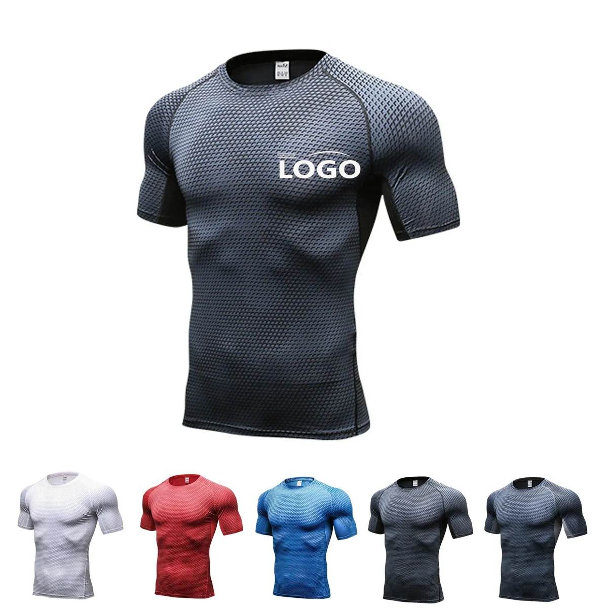 Quick-Dry Men's Short Sleeve Shirt For Sports 1