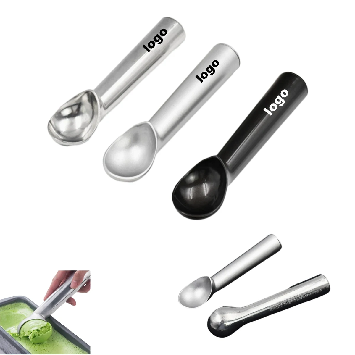 Self-Melting Auminum Alloy Ice Cream Scoop 1